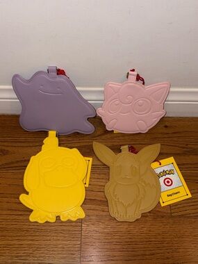 Target x Pokemon Bag Charm EEVEE/PSYDUCK/DITTO/JIGGLYPUFF *Lot Of 4* Brand New